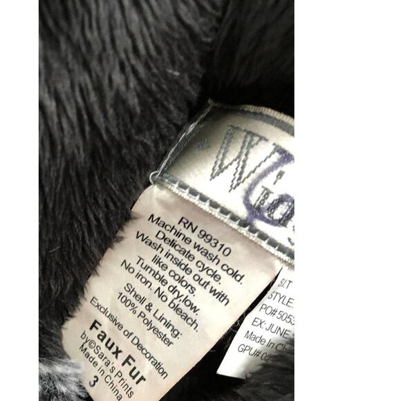 WIDGEON KIDS FAUX FUR VEST SIZE 3 - Picture 2 of 2